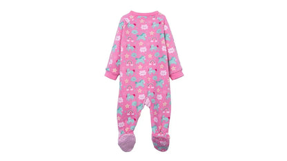 Pijama Enterito Bebé Niña Unicornio Rosado
