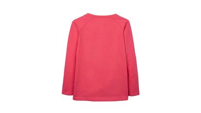 Pijama Niña Manga Larga Jersey Estampado Mariposa Coral