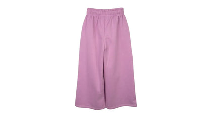 Pantalón Buzo Niña Wide Leg Lila