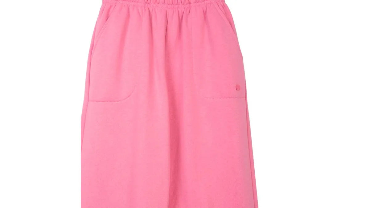 Pantalón Buzo Niña Wide Leg Rosado