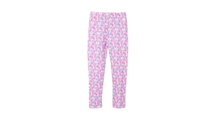 Calza Niña Estampado Floral Lila