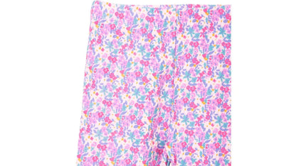 Calza Niña Estampado Floral Lila