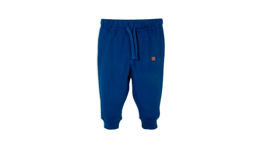 Pantalón Buzo Bebé Niño Jogger Liso Azul Marino