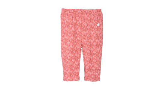 Calza Bebé Niña Estampado Corazones Rosado Oscuro