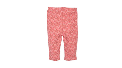 Calza Bebé Niña Estampado Corazones Rosado Oscuro