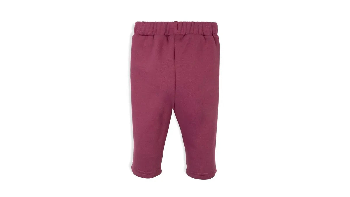 Pantalón Buzo Bebé Niña Cintura Elasticada Ciruela