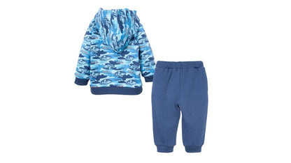 Pantalón Buzo Bebé Niño Cargo Azul