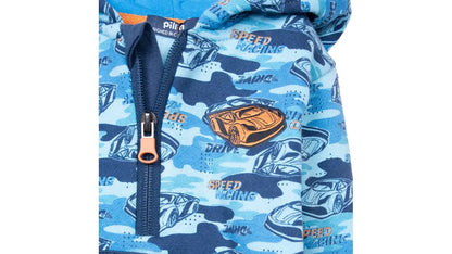 Pantalón Buzo Bebé Niño Cargo Azul