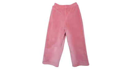 Calza Niña Wide Leg Cintura Elasticada Palo Rosa