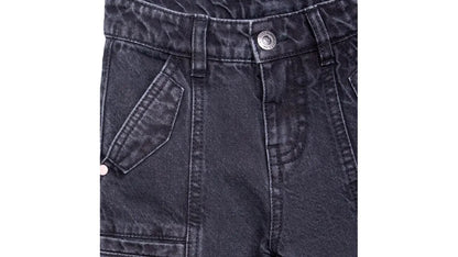 Jeans Niña Wide Leg Cintura Ajustable Marengo