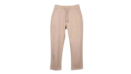 Pantalón Niño Recto Gabardina Arena