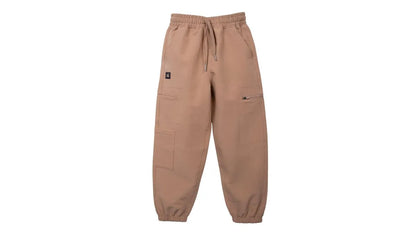 Pantalón Niño Jogger Cargo Elasticado Café