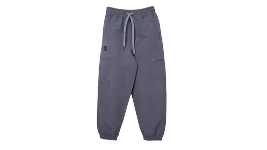 Pantalón Niño Jogger Cargo Elasticado Gris