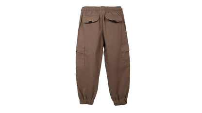 Pantalón Niño Jogger Cargo Forrado y Elasticado Café