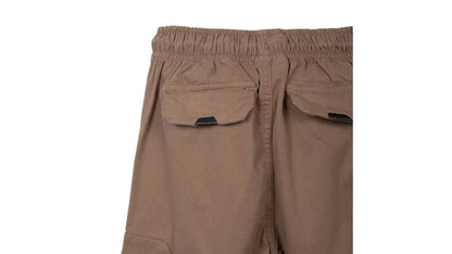 Pantalón Niño Jogger Cargo Forrado y Elasticado Café