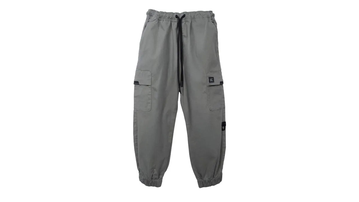 Pantalón Niño Jogger Cargo Forrado y Elasticado Verde