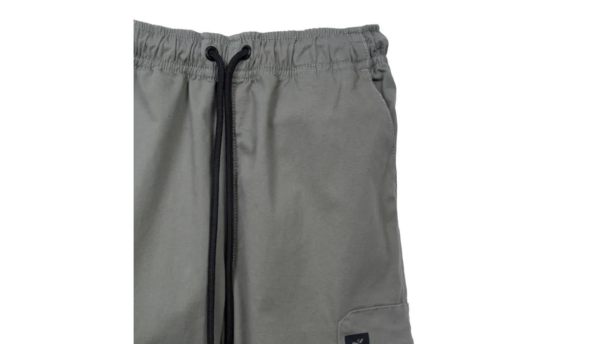 Pantalón Niño Jogger Cargo Forrado y Elasticado Verde