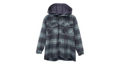 Camisa Niño Cuadrille Gorro Desmontable Verde