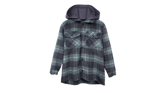 Camisa Niño Cuadrille Gorro Desmontable Verde