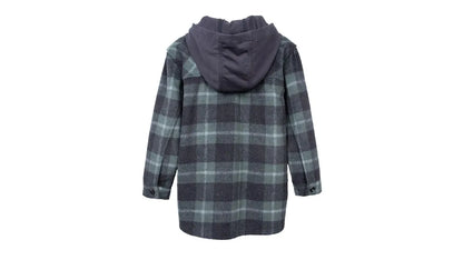Camisa Niño Cuadrille Gorro Desmontable Verde