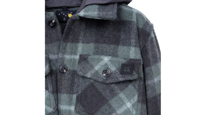 Camisa Niño Cuadrille Gorro Desmontable Verde