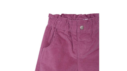 Pantalón Bebé Niña Cotelé Forrado Ciruela