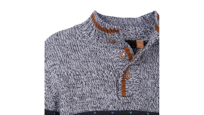 Chaleco Bebé Niño Cerrado Tejido Jacquard Marengo