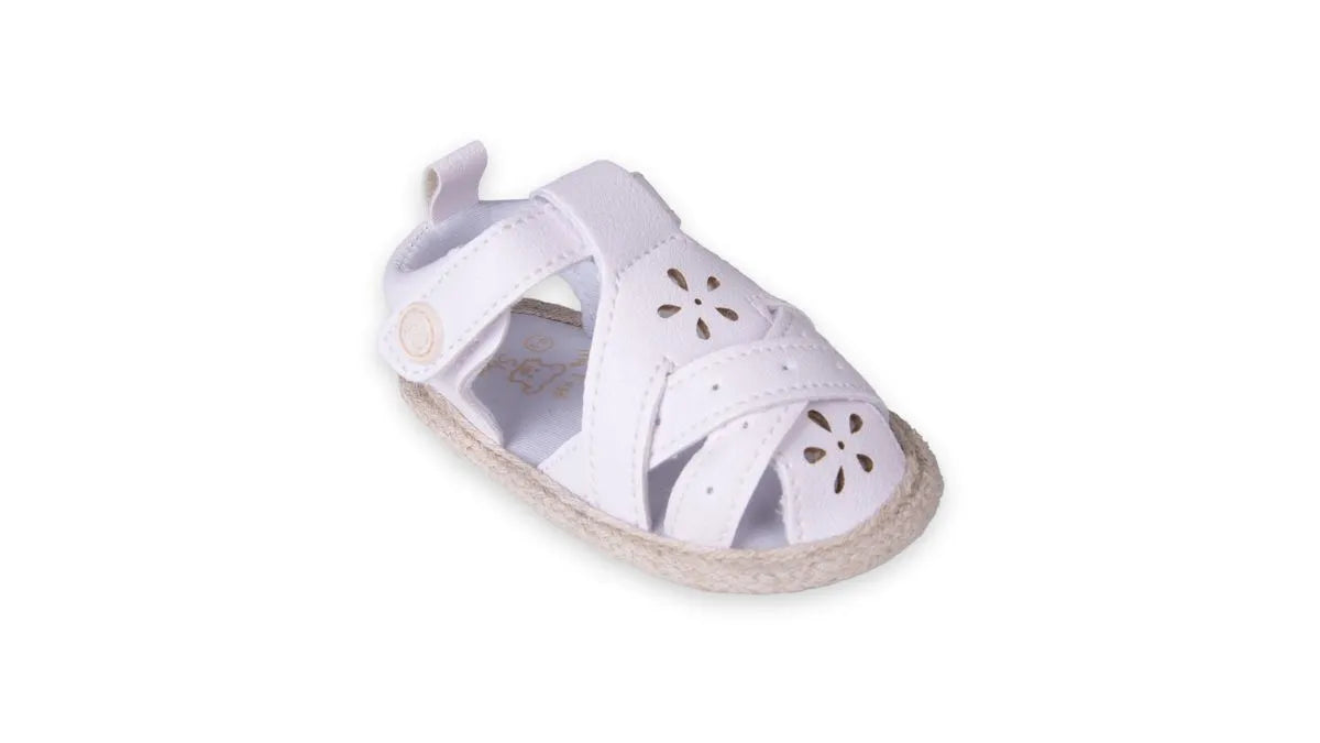 Sandalias Recién Nacido Niña Blanco
