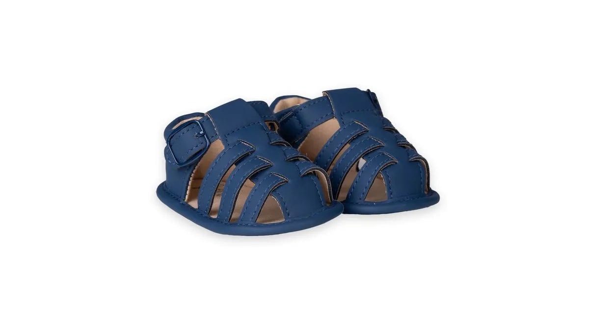 Sandalias Recién Nacido Niño Azul Marino