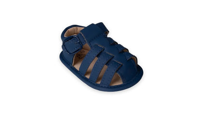Sandalias Recién Nacido Niño Azul Marino