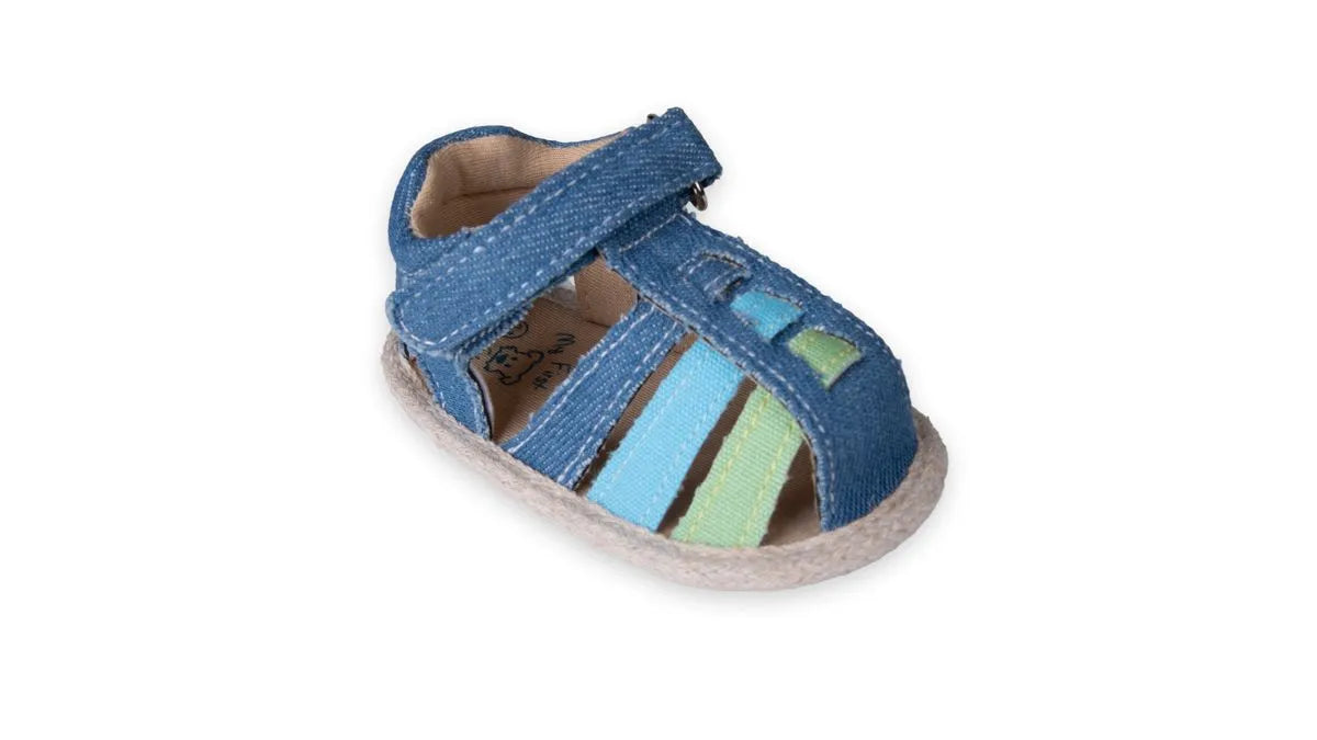 Sandalias Recién Nacido Niño Denim