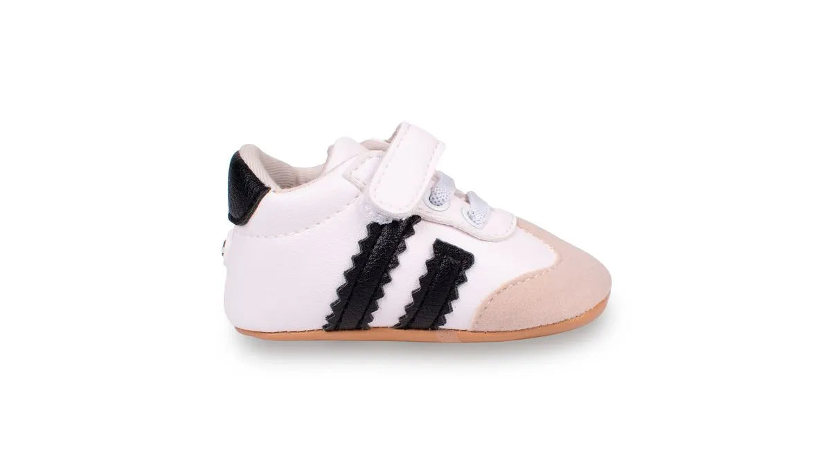 Zapatilla Recién Nacido Niño Retro Blanco