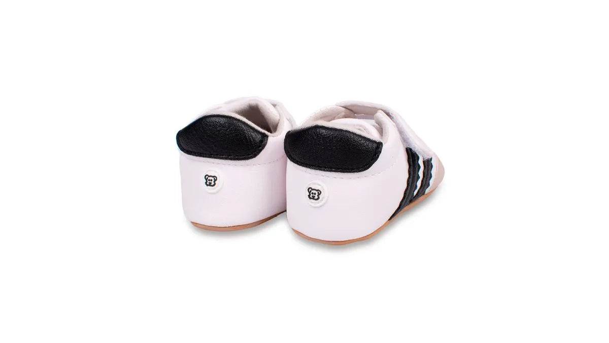 Zapatilla Recién Nacido Niño Retro Blanco