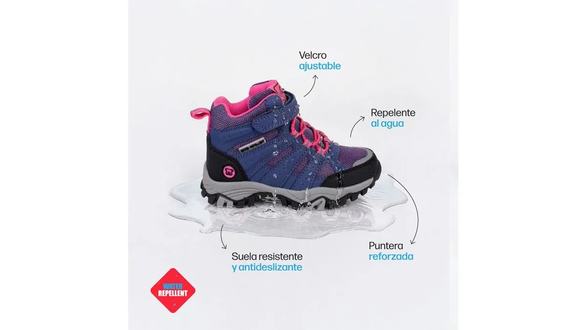 Bototo Bebé Niña Outdoor Repelente al Agua Morado