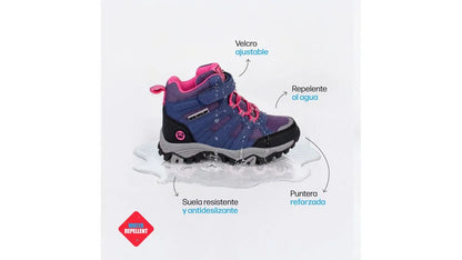 Bototo Bebé Niña Outdoor Repelente al Agua Morado