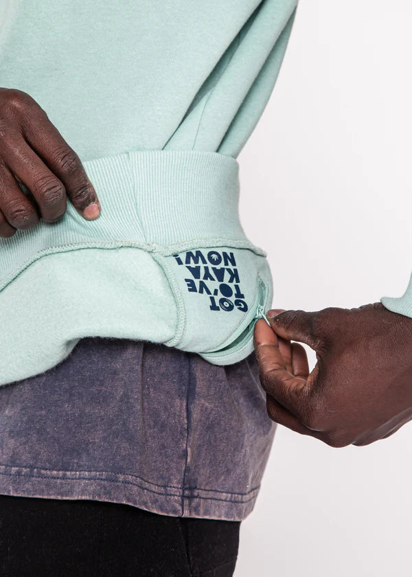 Polerón Hombre Crewneck Chill Teal