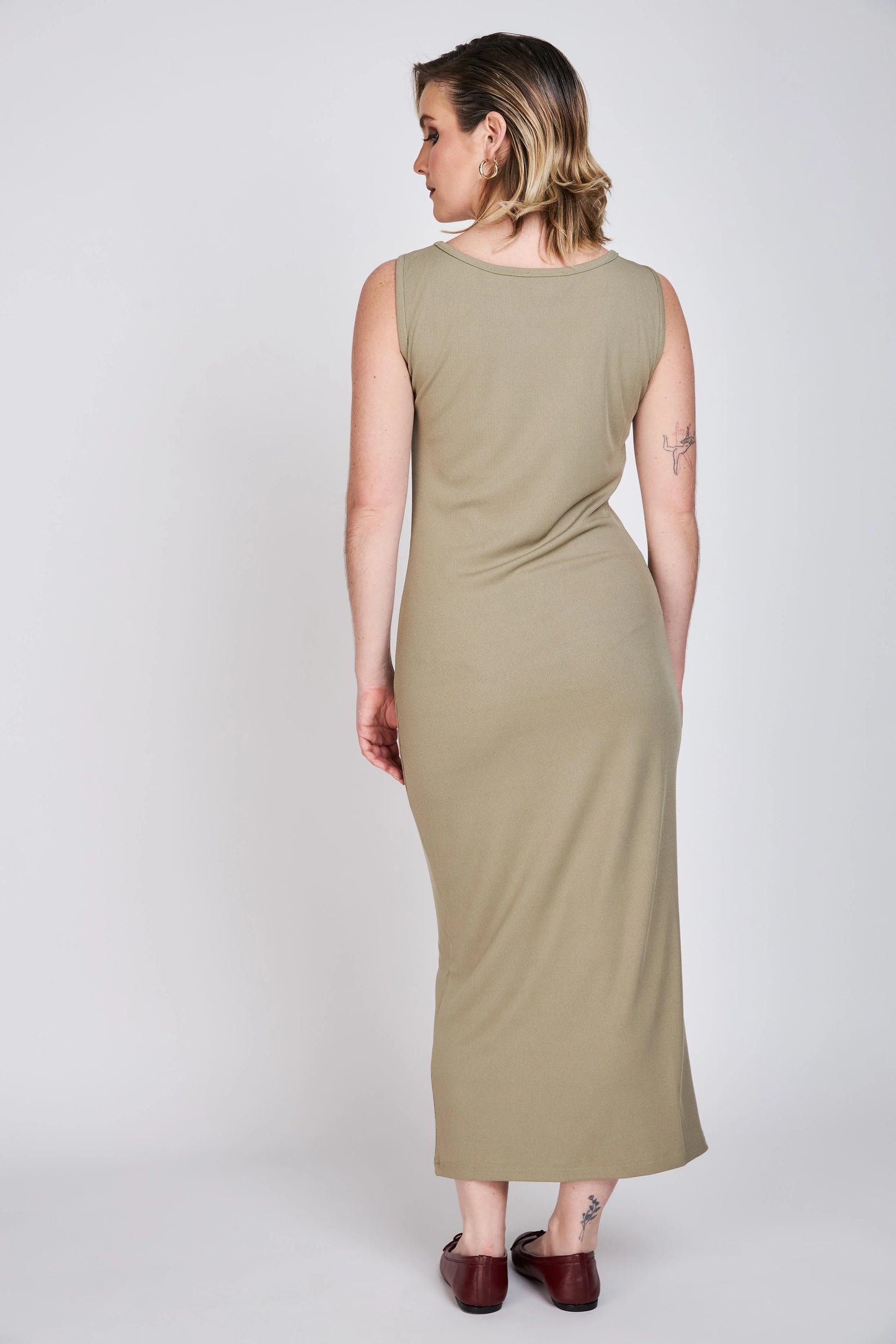 Vestido Mujer Escote Bote Liz Verde ATR