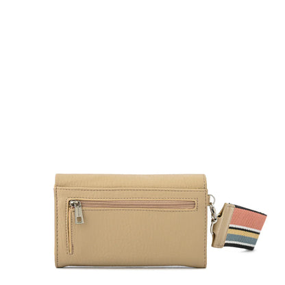 Billetera Mujer Mediana Villazon Beige