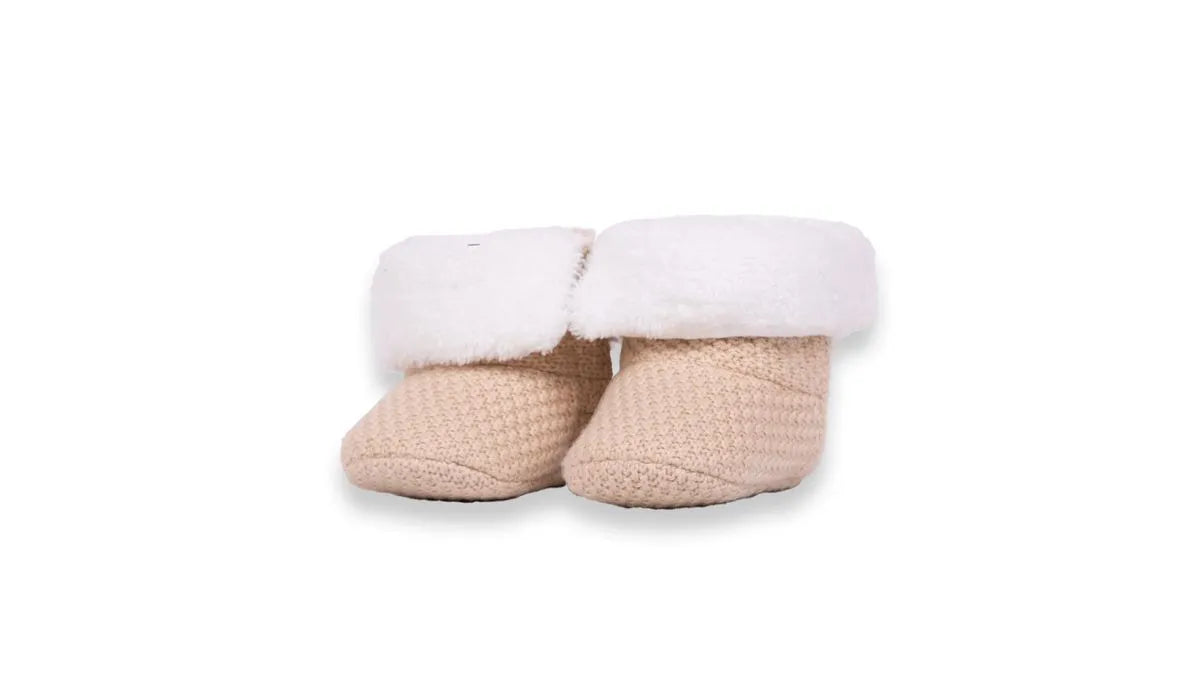 Pantufla Bebé Niña Beige