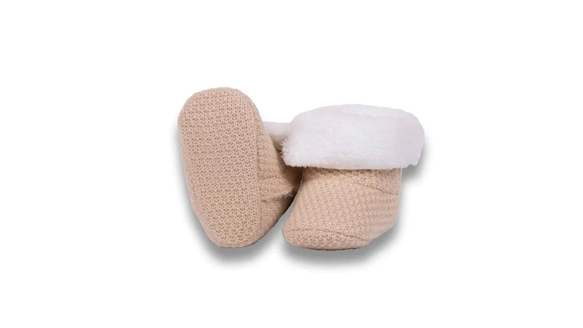 Pantufla Bebé Niña Beige