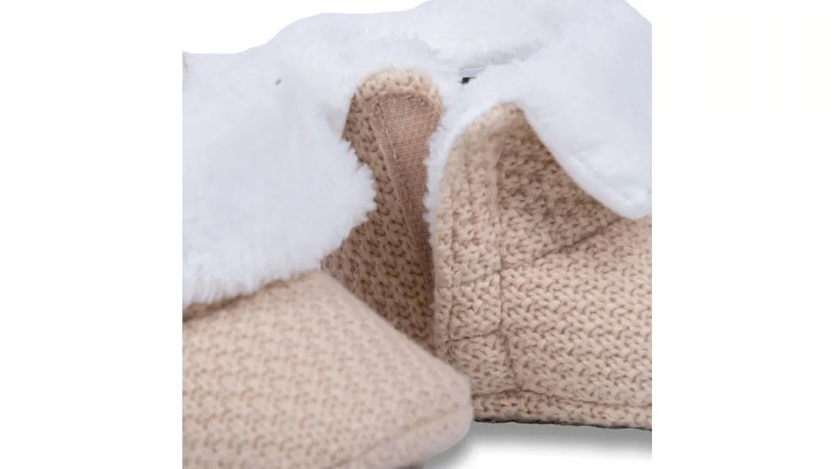 Pantufla Bebé Niña Beige