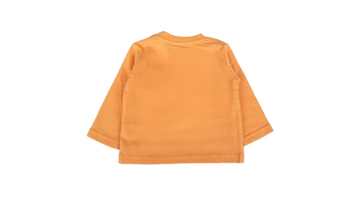 polera-bebe-niño-zorrito-naranjo-