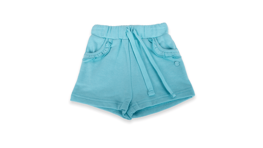 short-bebé-niña-turquesa