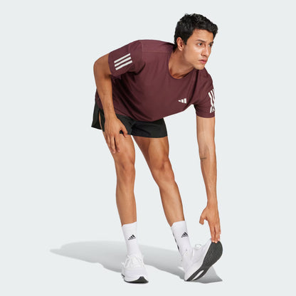 Polera Hombre Running Own the Run Aurora Ruby