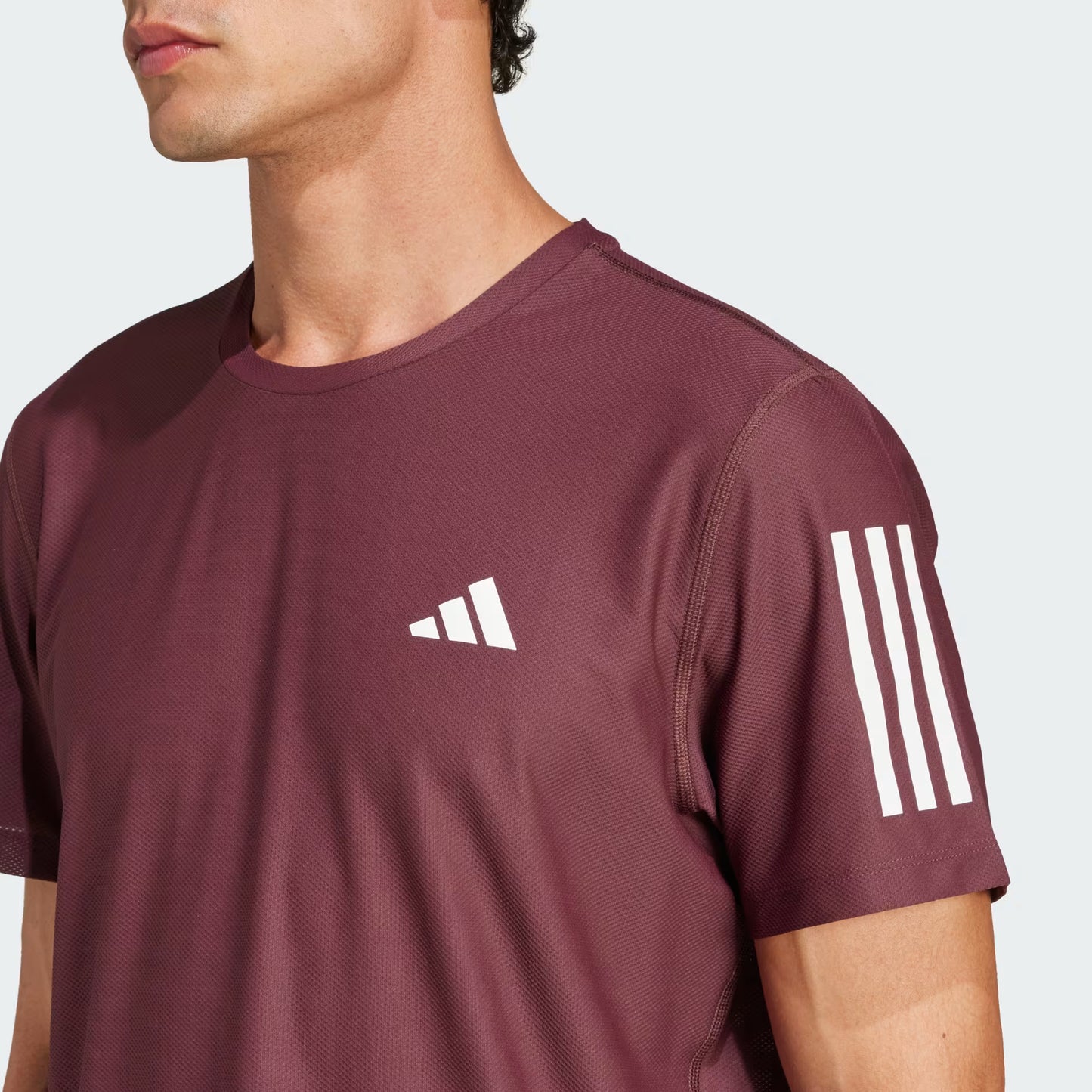 Polera Hombre Running Own the Run Aurora Ruby