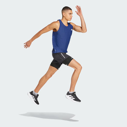 Polera Hombre tirantes Own The Run Azul Oscuro