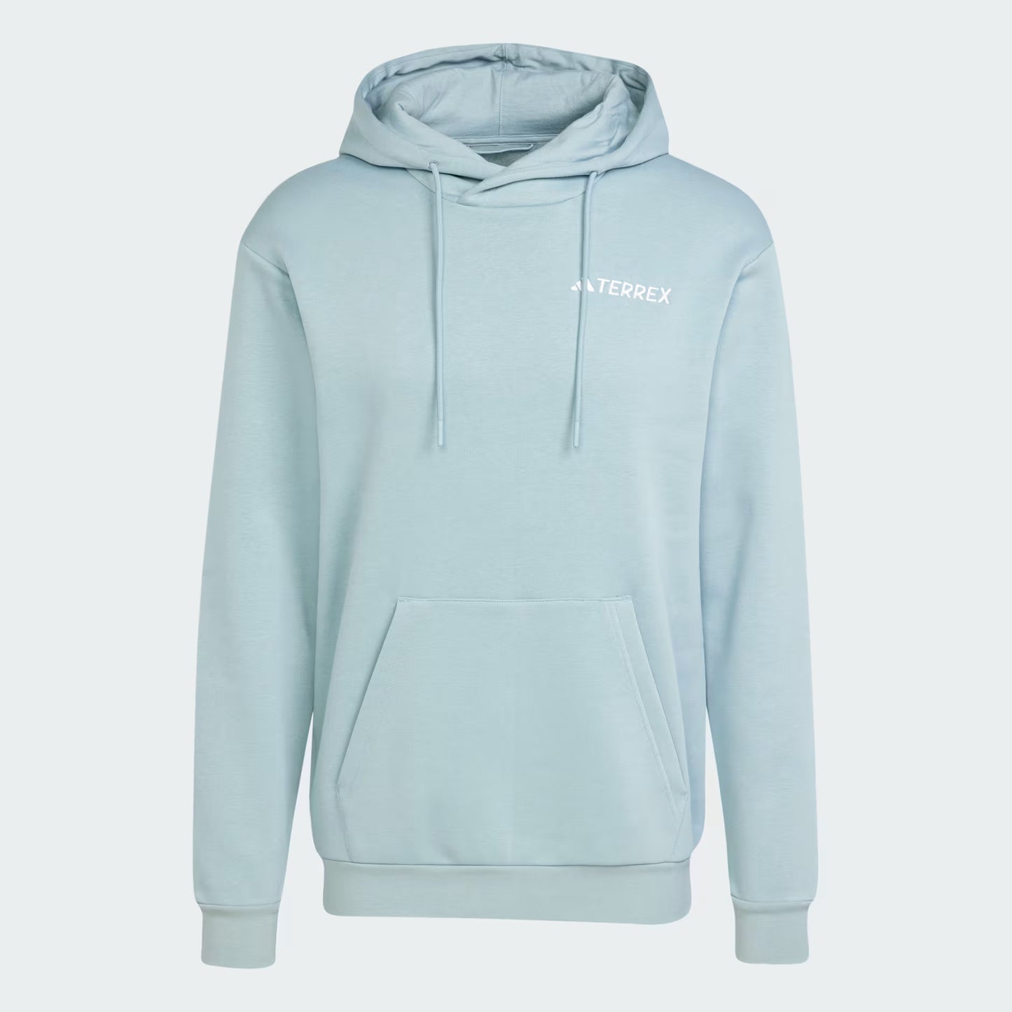 Poleron Hombre Capucha Terrex Multi Logo Pequeño Magic Grey