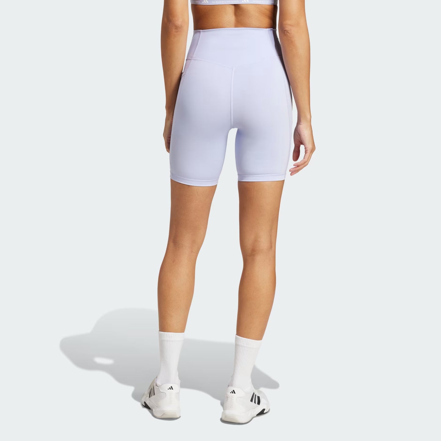 Calza Mujer Optimé Essentials Stash Pocket de 7 pulgadas Violeta Claro