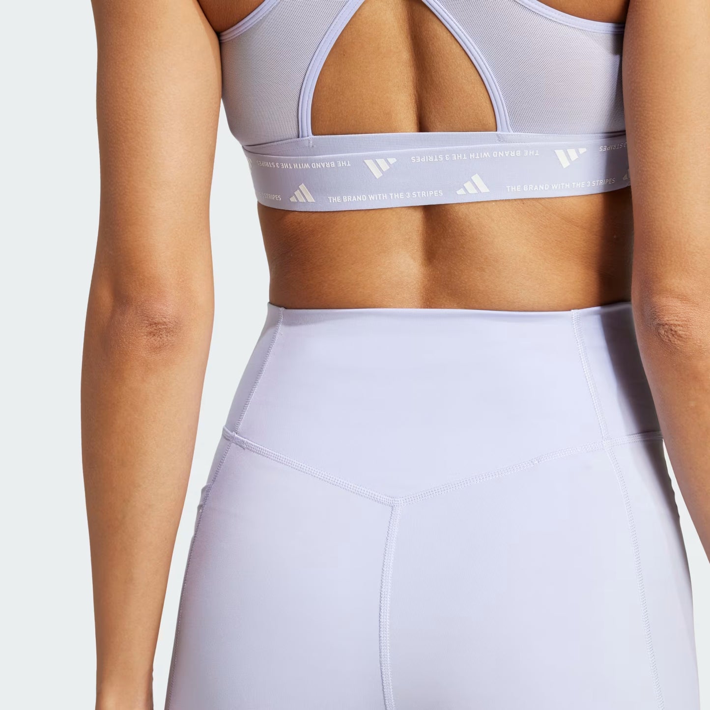 Calza Mujer Optimé Essentials Stash Pocket de 7 pulgadas Violeta Claro