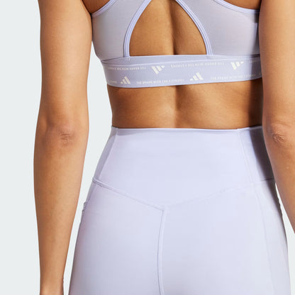 Calza Mujer Optimé Essentials Stash Pocket de 7 pulgadas Violeta Claro